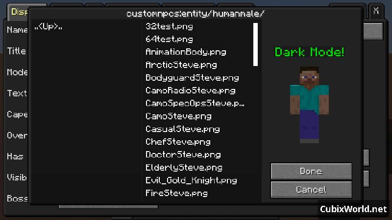 Скриншот мода CustomNPC+ №1