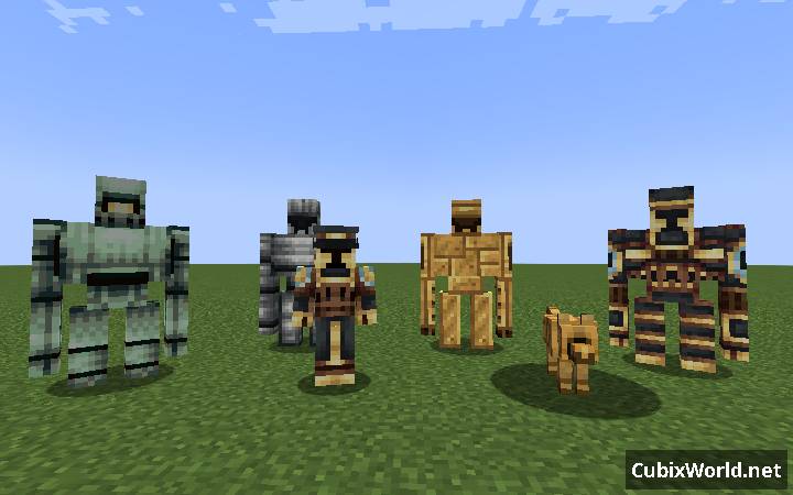 Скриншот мода Modular Golems №15