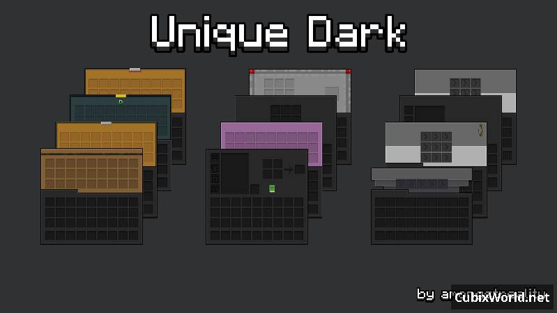 Скриншот мода Unique Dark №1
