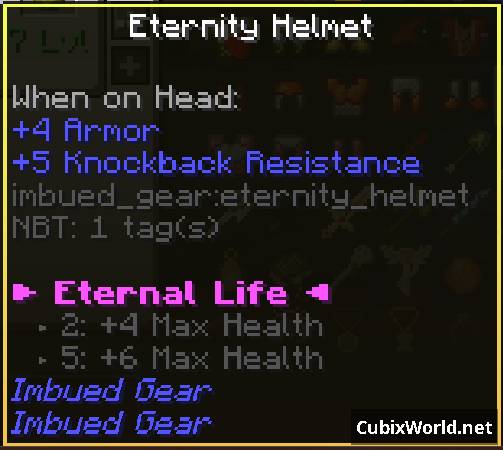 Скриншот мода Imbued Gear №0