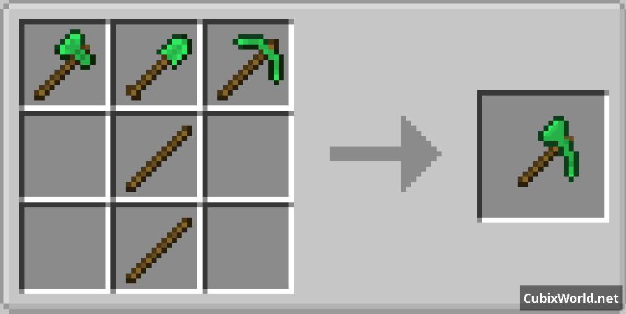 Скриншот мода Easy Emerald Tools & More [FORGE/NEOFORGE] №3