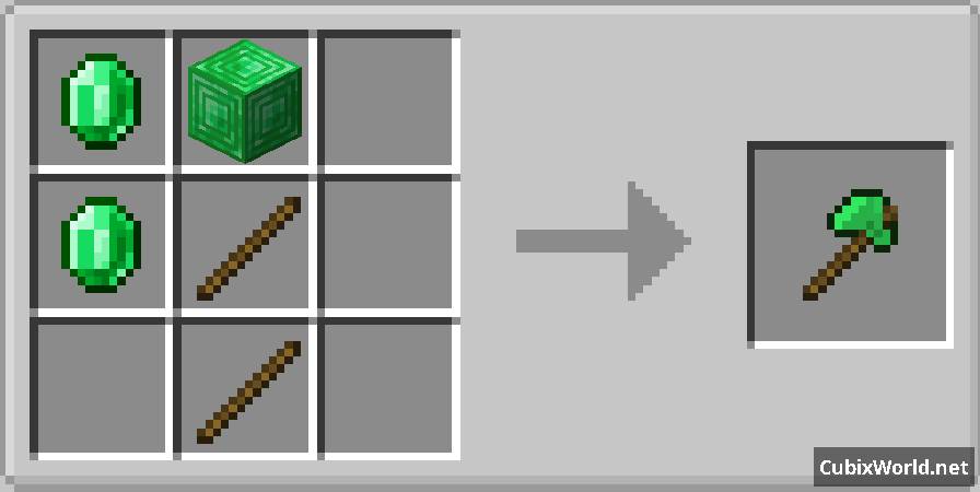 Скриншот мода Easy Emerald Tools & More [FORGE/NEOFORGE] №9