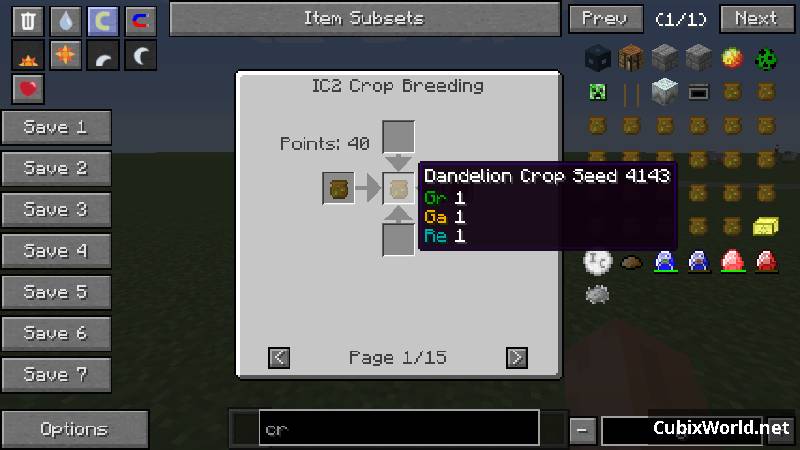 Скриншот мода IC2 Crop-Breeding Plugin №1