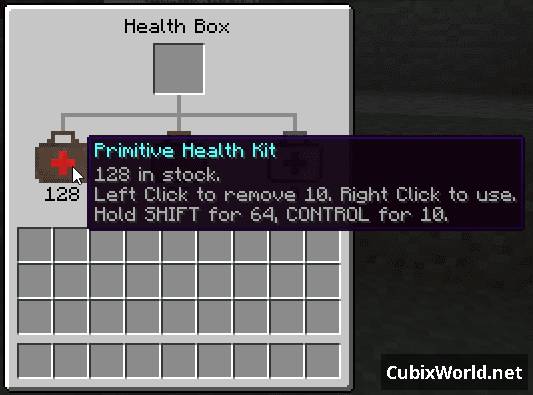 Скриншот мода Health and Hunger Tweaks №1