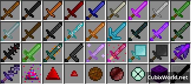 Скриншот мода More Swords Mod №1