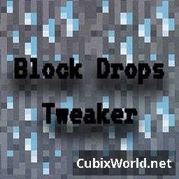 Мод Block Drops Tweaker