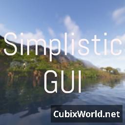 Мод Simplistic GUI