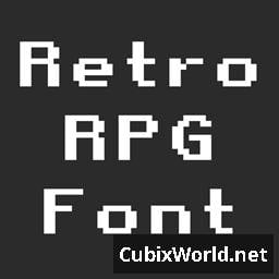 Мод Retro RPG Font