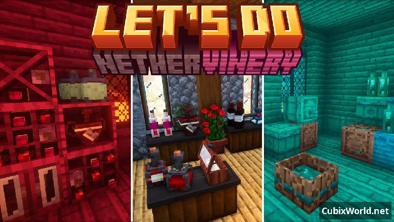 Мод Nether Vinery