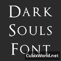 Мод Souls Font