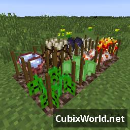 Мод Pam's Mob Drop Crops