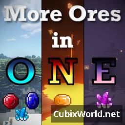 Мод More Ores In One