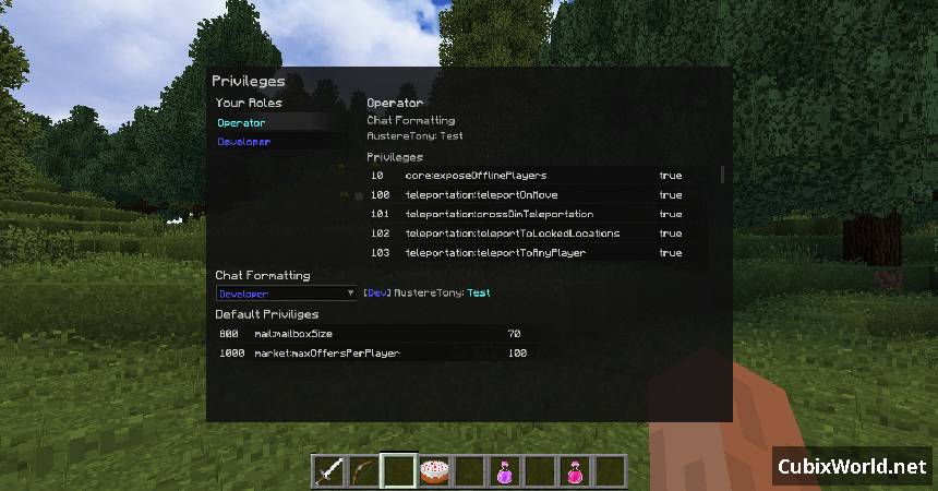 Мод Oxygen: Groups