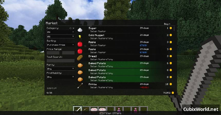 Скриншот мода Oxygen: Groups №1
